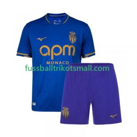 Fußballtrikots AS Monaco Kinder 2025-2026 Kurzarm Auswärts-trikot kaufen